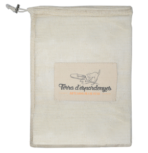 Bolsas de malla de algodón reutilizables, bolsas de comestibles duraderas con peso de <span class=keywords><strong>Tara</strong></span> en las etiquetas, bolsa de malla de algodón ecológica amigable para verduras - Product Image 5