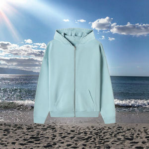 Sweat à capuche Streetwear personnalisé de haute qualité 100% coton Vintage lavage à l'acide soleil délavé poches en détresse double couche soleil délavé - Product Image 2