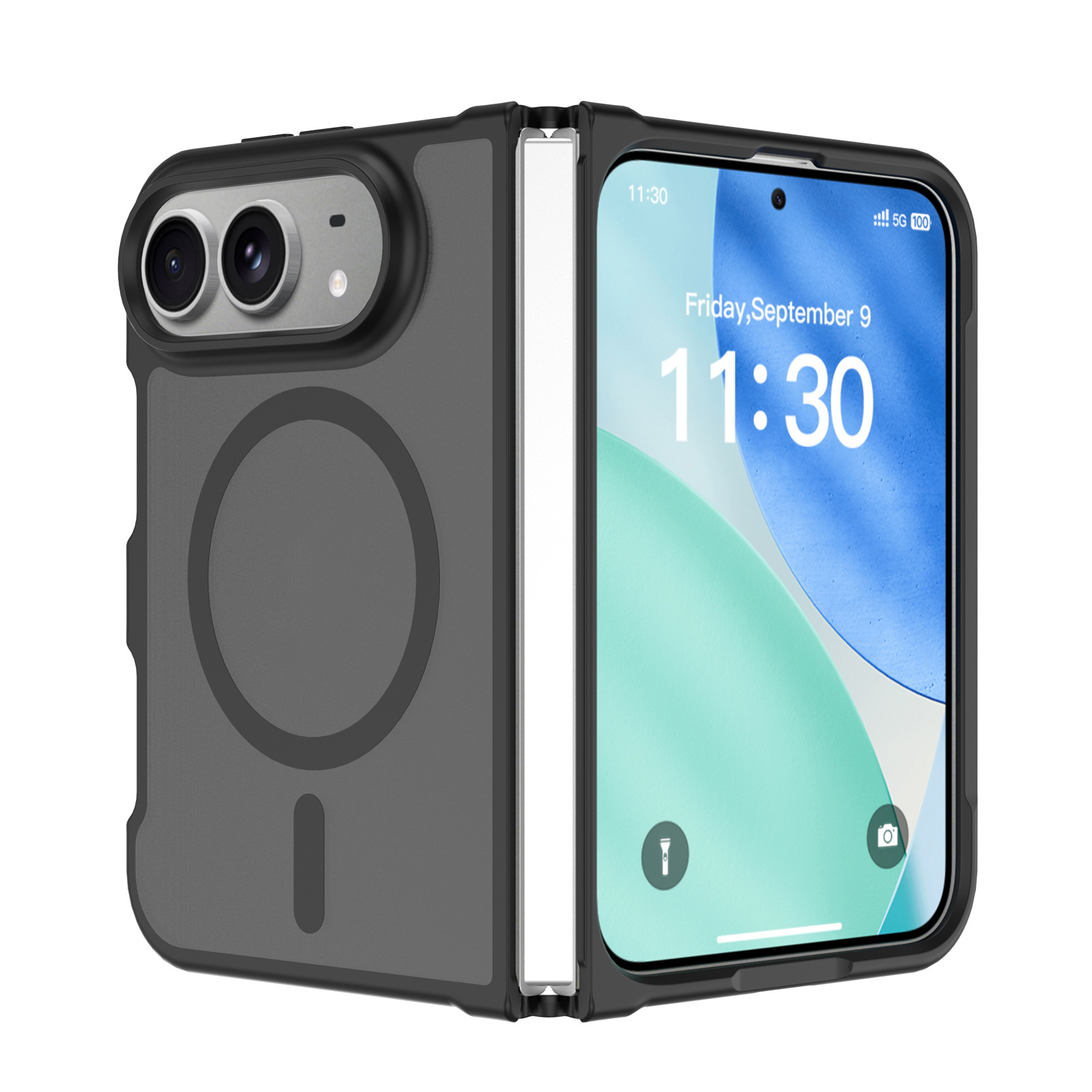 Matte Magnetic Fold <strong>Case</strong> for <strong>iPhone</strong> 18 Fold for <strong>iPhone</strong> 18 Ultra Anti Fingerprint Nano Oxidation Thin Protective Cover