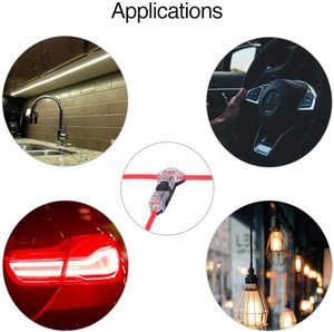 Conectores de Empalme de Cables de Bajo Voltaje YXY, Conector en T de Soldadura Rápida, Conector de 1 Pin Sólido para Cable de 24-20 AWG - Product Image 6