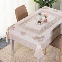 Nappe de table en PVC imperméable et anti-taches, style floral simple, imprimée sur mesure pour les grossistes Boen