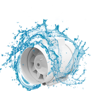 Ventilateur en ligne de 6 pouces (150mm)-Ventilateur de conduit d'échappement de 395 CFM, contrôleur de vitesse intégré, utilisation dans les tentes de culture, les luminaires, les greniers - Product Image 2