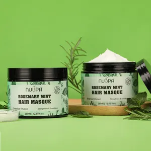 Private Label NUSPA Strengthening Repair Hair Treatment Smoothing Hair Mask Rosemary Mint Hair Masque