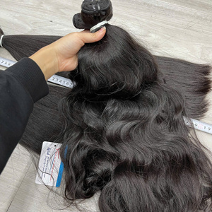 Paquetes de cabello crudo Cabello liso natural Color natural Mejor precio de fábrica 100% Cabello vietnamita crudo Listo para enviar - Product Image 3