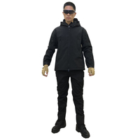 JY-009 extérieur hommes Camouflage CP noir veste imperméable Softshell veste haute qualité respirant Softshell veste