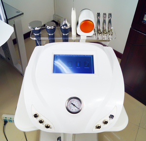 Aparato de dermoabrasión de diamante exfoliante removedor de espinillas ultrasónico 4 en 1 martillo frío caliente de - Product Image 4