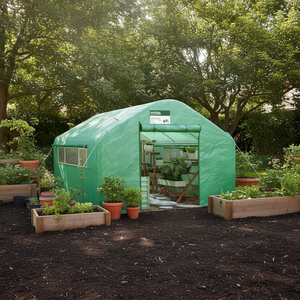 Serre DB Greenhouse en PVC avec structure en aluminium, montage facile, abri de jardin pour la plantation D0100HA8T3G - Product Image 2