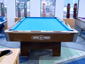 Venta de fábrica Superpower Marca Mesa De Billar Profesional 9 Pies Auto Ball Return 9 Ball Slate 8ft Mesa De Billar De Estilo Americano - Product Image 3