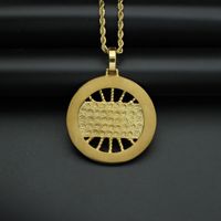 Hip Hop CZ Dernière Cène Chrétien Religieux Étanche Pvd Pendentif En Acier Inoxydable De Mode Bijoux Colliers Hommes Hommes Femmes