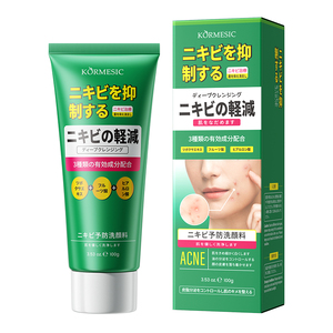 <span class=keywords><strong>Limpiador</strong></span> <span class=keywords><strong>Facial</strong></span> Japonés KORMESIC de Marca Privada OEM al por Mayor, 100 g, <span class=keywords><strong>Limpiador</strong></span> <span class=keywords><strong>Facial</strong></span> Antiacné - Product Image 1