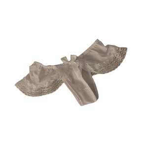 Culotte string taille basse en pur coton avec dentelle japonaise style princesse pour un look féminin. - Product Image 5