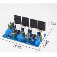 Carte d'amplificateur 120W+120W à double canal pour Hi-Fi domestique, avec tubes 1943 et 5200