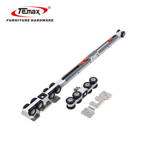 Sistema <span class=keywords><strong>de</strong></span> rueda <span class=keywords><strong>de</strong></span> puerta corredera Temax con riel oculto <span class=keywords><strong>de</strong></span> cierre suave para accesorios <span class=keywords><strong>de</strong></span> puerta <span class=keywords><strong>de</strong></span> alta calidad - Product Image 1