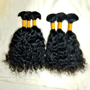 Wholesale Bulk Unprocessed Cuticle Aligned Remy Indian Hair <b>Extension</b> Machine Double Weft Single Drawn Deep Wave Style Raw Human - Product Image 1