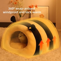 Magasin d'Animaux Domestiques Accessoires pour Chien et Chat Nid Canapé de Luxe pour Chiots Grotte Lit pour Chien et Chat