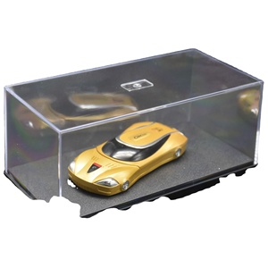 Shenzhen Factory Black Base Toy Box Clear Acrylic Model Car Display Case