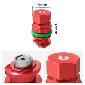 Tapón de Drenaje de Aceite de Aluminio para Cárter de Motores BEVINSEE Early EA888.3 para Volkswagen <span class=keywords><strong>Golf</strong></span> MK7 MK7.5 1.8 TSI Motor 2013-2015 - Product Image 2