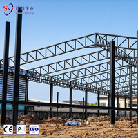 Bâtiment d'entrepôt en acier, structure en acier préfabriquée, grande portée, stockage industriel, charpente en acier pour usine