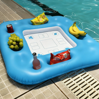 Table de jeu gonflable pliable, étanche, en PVC, pour jeux de cartes, jeux de bar de piscine pour adultes, flottante, portable, pour fête hawaïenne