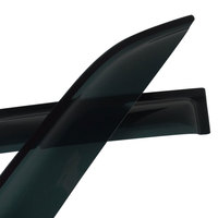 Déflecteur de pluie pour pare-brise de voiture noir, visière de porte pour Toyota Vios 2007 2008 2009 2010 2011 2012 2013, accessoires