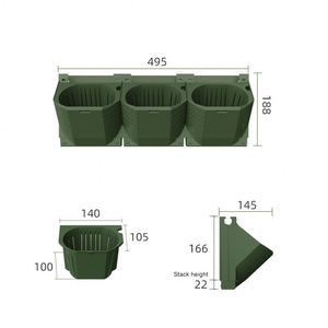 <span class=keywords><strong>Maceta</strong></span> Vertical de Pared con Sistema de Riego por Goteo, <span class=keywords><strong>Maceta</strong></span> Colgante de Pared para Exteriores, Precio Económico - Product Image 4
