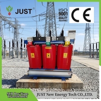 Transformateur de type sec 10 kVA-1000 kVA pour usage intérieur, triphasé, faible bruit, 220 kV, 50/60 Hz