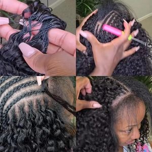 Extensiones de Cabello Humano Rizado para Crochet, Cabello Virgen Pre-Separado, Fácil de Instalar para Mujeres Negras - Product Image 4