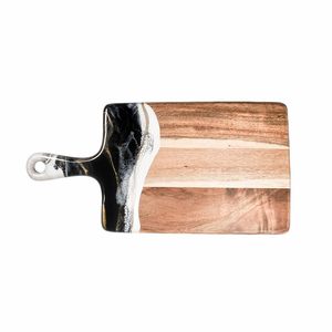 Planche à découper en résine faite à la main en bois d'acacia de luxe moyen comme planche à fromage et service <span class=keywords><strong>Charcutier</strong></span> - Product Image 1