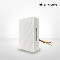Sonnette filaire Ding Dong, sonnette mécanique, ensemble de sonnettes pour chambre d'hôtel, sonnette filaire blanche