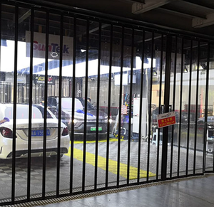 Puerta Corredera de Aleación de Aluminio para Estación de Trabajo de Lavado de Autos, Película para Puerta de Vidrio, Separador de Espacios, Belleza Automotriz - Product Image 6