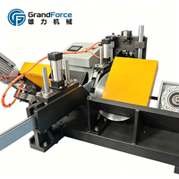 Chaîne de production complète de machines de formage à froid de cadres de fenêtres à commande servo automatique haute vitesse avec système de poinçonnage et PLC