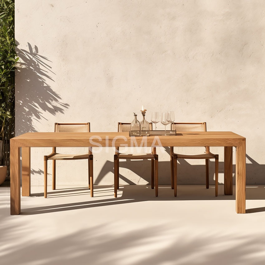 Modern all weather high quality patio garden table and chairs restaurant outdoor furniture dining set