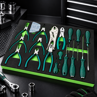 Ensemble d'outils de réparation automobile en gros, 23 pièces, pinces de mécanicien, tournevis, kit d'outils pour garage et atelier