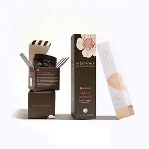 Großhandel bedruckte versandgrüne Produktverpackung aus Karton Kosmetik Honig Hochzeit faltbare Geschenkbox individuell mit Logo