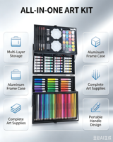 Coffret de peinture pour enfants en aluminium
