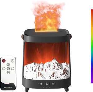 Lámpara de Aroma con Forma de Llama Creativa, Luz Ambiental LED, Decoración de Escritorio, Regalo, Humidificador - Product Image 1