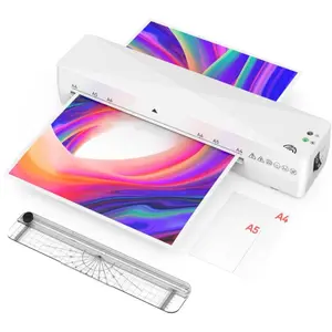 Kualitas Terbaik otomatis kantong Film Thermal Laminating Mini A4 ukuran mesin Laminating