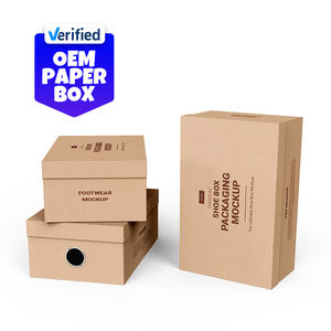 High Quality OEM Custom Color <b>Shoe</b> Paper <b>Box</b>, <b>Cardboard</b> <b>Shoe</b> <b>Box</b> Packaging with Personalized Logo Design - Product Image 2