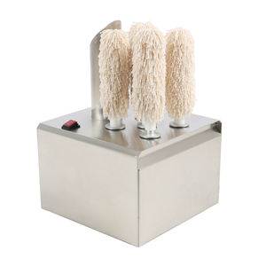 เครื่องเช็ดแก้วสแตนเลส 5 หัว |   เครื่องขัดและอบแห้งแก้วบาร์เชิงพาณิชย์ - Product Image 4