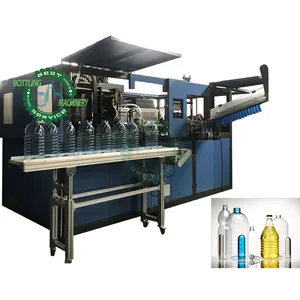 آلة إنتاج قوالب نفخ, جهاز أوتوماتيكي 1 تجويف 1000BPH مشروب الطاقة مياه معدنية نقية PET 3L 4L 5L