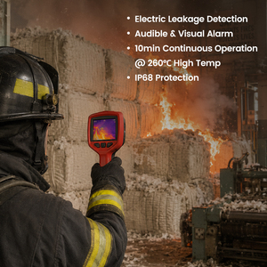 Cámara Termográfica Infrarroja Portátil, Cámara Termográfica para Bomberos, Luz Visible, Localización GPS, Resistente a Caídas de 2 m, Multifunción - Product Image 1