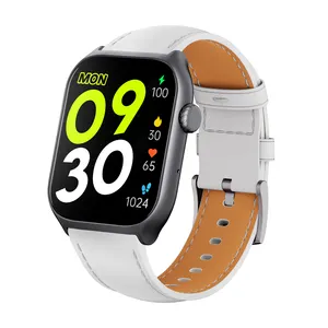 Starmax GTS7 izle akıllı deri kayış connecte hombre smartwatch spor akıllı kare saatler