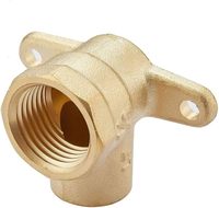Raccord coudé à 90 degrés à oreilles de 1/2 pouce, tête hexagonale bronzée, non classé, raccord de tuyau NPT femelle 1/2 pouce x 1/2 pouce