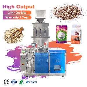 Machine de conditionnement pré-fabriquée sur mesure pour les graines de citrouille, les graines de tournesol, les graines de sésame, les emballages de collations, le remplissage, le scellage, usine chinoise - Product Image 1