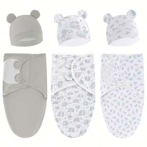 Envoltura para Recién Nacido, Saco de Dormir para Primavera y Otoño, Juego de Mantas para Bebé con Cierre de Velcro para Maternidad - Product Image 5