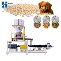 Máquina de procesamiento de alimentos para mascotas, máquina de planta de procesamiento de alimentos para mascotas, 1 tonelada, máquina extrusora de alimentos para perros, gatos, peces, pájaros