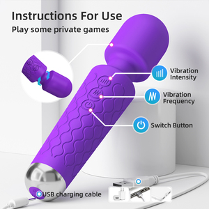 En 2025, el Popular Vibrador Tipo Palo de Carga, un Masajeador Portátil y Potente, se Convertirá en un Juguete para Adultos. - Product Image 6
