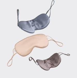 Meilleures ventes de masque pour les yeux de sommeil réel personnalisé doux 100% soie de mûrier doux au toucher accepter la personnalisation pour la taille et la couleur - Product Image 2