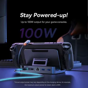 <span class=keywords><strong>Baseus</strong></span> - Estación de Conexión <span class=keywords><strong>USB</strong></span> <span class=keywords><strong>C</strong></span> para Steam Deck y Nintendo Switch, Tipo <span class=keywords><strong>C</strong></span> a HDMI Compatible con 4K a 60Hz, RJ45, PD 100W, Tipo <span class=keywords><strong>C</strong></span>, <span class=keywords><strong>USB</strong></span> 3.0 <span class=keywords><strong>Hub</strong></span> - Product Image 3