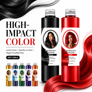 Tinta per Capelli all'Ingrosso, Crema Colorante per Capelli, Shampoo con Etichetta Personalizzata OEM, <span class=keywords><strong>Marrone</strong></span> Scuro Semi-Permanente - Product Image 4